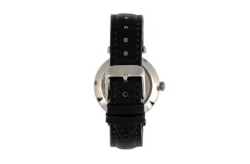 Image of Empress Edith Semi-Skeleton Leather-Band Watch, White, One Size, EMPEM3301