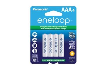 Image of Eneloop AAA - 4 Pack 2nd Generation, White, BK-4MCCA4BA