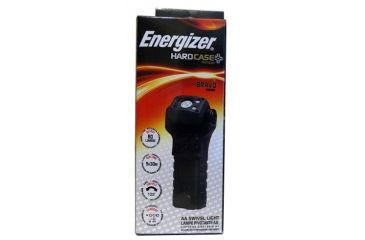 Image of Energizer Bravo 2AA Flashlight Handheld Swivel Tactical LED Light Retail Box, Black, Small, NSN N, BBINR