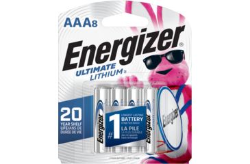 Image of Energizer Ultimate Lithium Batteries AAA, 8-pack, L92SBP8