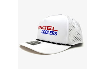 Image of Engel Coolers Engel 1010 Performance Trucker Cap, White with Logo, CAP-1010-W