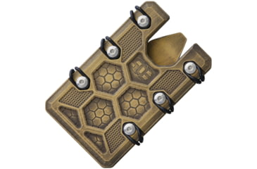 Image of EOS 2.5 Wallet Cerakote, 3.63in X 2.25in, 25 Cards, Gold Black Cerakote, EOS010