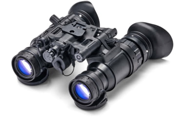 Image of EOTech BinoNV 1x w/ Wilcox G24 Mount, ESA Gen III, White Phosphor, Black, EOT-BINO-AI-B