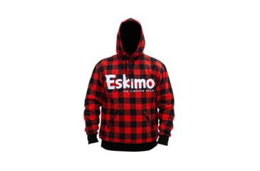 Image of Eskimo Buffalo Plaid Cotton Hoodie