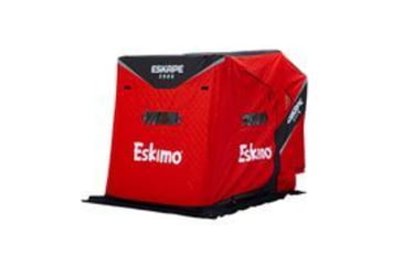 Image of Eskimo Shelter Flip 2800 Side Door, Red/Black, 2-3 Person, 38500