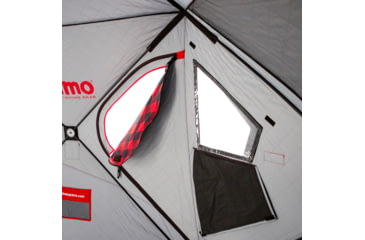 Image of Eskimo Ice Shelter Outbreak 650 XD Plaid, Red/Black, 5-7 Person, 44650