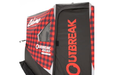 Image of Eskimo Ice Shelter Outbreak 650 XD Plaid, Red/Black, 5-7 Person, 44650