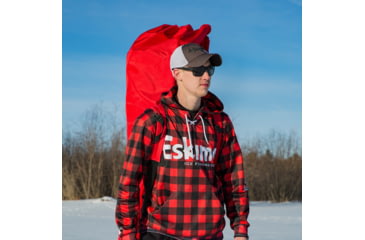 Image of Eskimo Ice Shelter Quickfish 6 Insulated, Red/Black, 6 Person, 36150