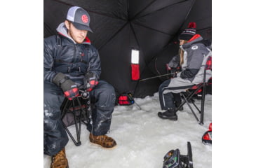 Image of Eskimo Ice Shelter Quickfish 6 Insulated, Red/Black, 6 Person, 36150