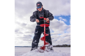 Image of Eskimo Pistol Bit 2.0, Drill-Adaptive Auger, 10-Inch, Centering Point, Red, 10-Inch, 45650
