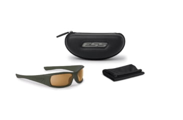 Image of ESS 5b Sunglasses Stealth Olive Frame, Hi-Def Bronze Lens, EE9006-21