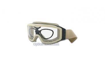 Image of ESS ICE 2pt4 Eyeshield/Profile NVG Goggle, High Impact Nylon Black Frame, RX Lens Inserts 7400311 w/ Profile Goggle