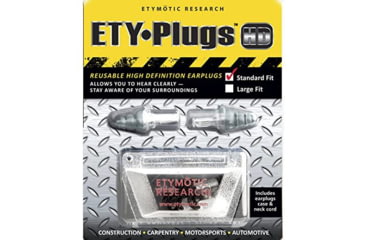 Image of Etymotic Research ER20HD Safety High-Definition Earplugs, Frost, Standard, ER20-SFT-FROST