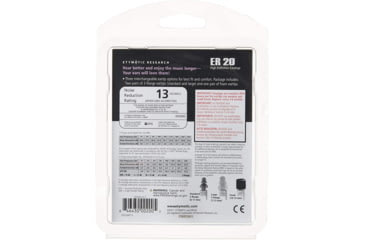 Image of Etymotic Research ER20XS High-Fidelity Earplugs, Clear/Frost, Standard, Large, ER20XS-UF-C