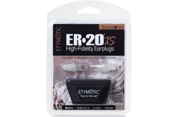 Image of Etymotic Research ER20XS High-Fidelity Earplugs, Clear, Large, ER20XS-CCC-C