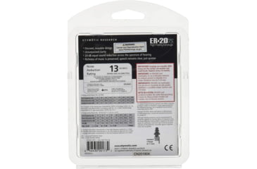 Image of Etymotic Research ER20XS High-Fidelity Earplugs, Frost, Standard, ER20XS-SMF-C