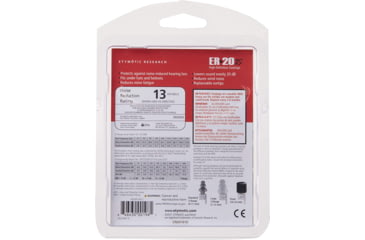 Image of Etymotic Research ER20XS Motorsport High-Definition Earplugs, Frost, Standard, ER20XS-MS-C