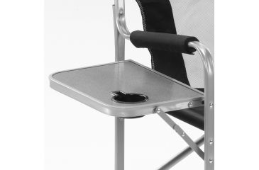 Image of Eureka Directors Chair w/ Side table, Black/White 2571117