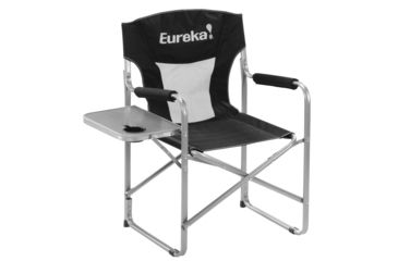 Image of Eureka Directors Chair w/ Side table, Black/White 2571117