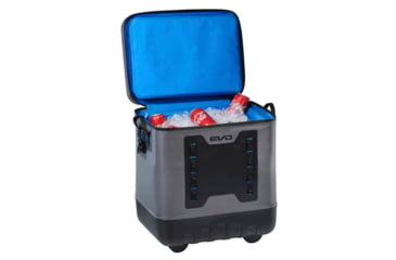 Image of Evolution Outdoor Design EVO Leak Proof Rolling Cooler, Gray/Black, 50qt, 25000-EV