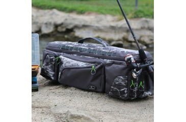 Image of Evolution Outdoor Large Mouth In-line Tackle Bag, Mossy Oak Elements / Grey / White / Green, Large, 31019-EV