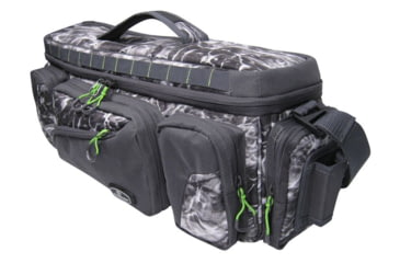 Image of Evolution Outdoor Large Mouth In-line Tackle Bag, Mossy Oak Elements / Grey / White / Green, Large, 31019-EV