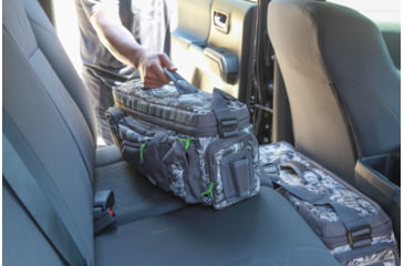 Image of Evolution Outdoor Large Mouth In-line Tackle Bag, Mossy Oak Elements / Grey / White / Green, Medium, 31018-EV