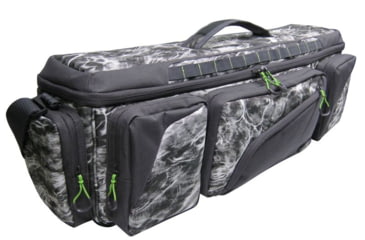 Image of Evolution Outdoor Large Mouth In-line Tackle Bag, Mossy Oak Elements / Grey / White / Green, Medium, 31018-EV