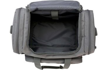 Image of Evolution Outdoor Range Bag, Polyester, MOLLE Webbing, Hook and Loop Panel, Large Main Compartment with Multiple Exterior Zipper Compartments, Gray