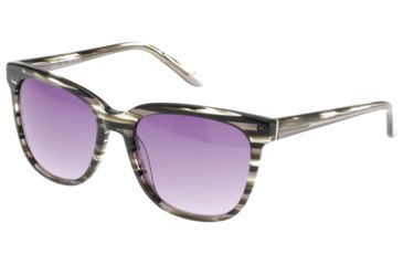Image of Exces Ruby Sunglasses, Womens, Striated Grey, 54-18-140, EXRUBY102