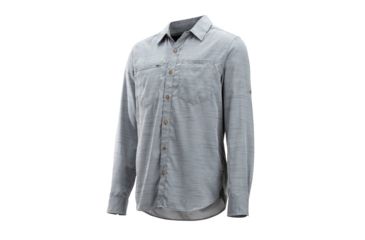 Image of ExOfficio BugsAway San Gil Long Sleeve, Navy, S, 1101-3256-5600-S