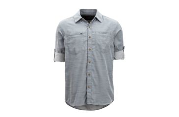 Image of ExOfficio BugsAway San Gil Long Sleeve, Navy, S, 1101-3256-5600-S