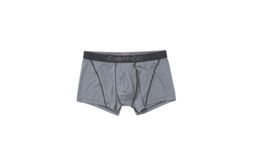 Image of ExOfficio Give-N-Go 2.0 3in Sport Boxer Brief - Mens, Steel Onyx/Black, 2XL, 12413447-9182-2XL