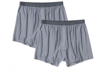 Image of ExOfficio Give-N-Go 2.0 Boxer 2Pk - Mens, Steel Onyx, Extra Large, 1241-6693-9352-XL
