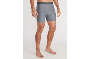 Image of ExOfficio Give-N-Go 2.0 Boxer Brief - Mens, Steel Onyx, Small, 1241-6694-9352-S
