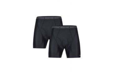 Image of ExOfficio Give-N-Go Boxer Brief 2-Pack Mens, Black, S, 12412338-9999-S