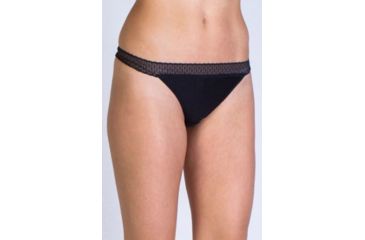 Image of ExOfficio Give-N-Go Lacy Thong - Womens, Black, Extra Large 22412192-9999-XL