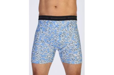 Image of ExOfficio Give-N-Go Printed Boxer Brief-Cayman/Yurt-Medium