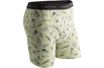 Image of ExOfficio Give-N-Go Printed Boxer Brief - Men's-Marsh/Flys-X-Large