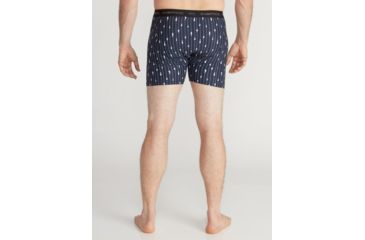 Image of ExOfficio Give-N-Go Printed Boxer Brief, Navy Fish &amp; Hook, Extra Large, 12452345-7022-XL