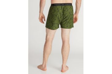 Image of ExOfficio Give-N-Go Printed Boxer - Mens, Alpine Green Fly Fishing, Medium, 12452346-6015-M