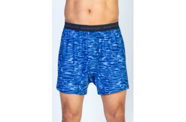 Image of Give-N-Go Printed Boxer - Mens -Riviera/Clouds-XX-Large