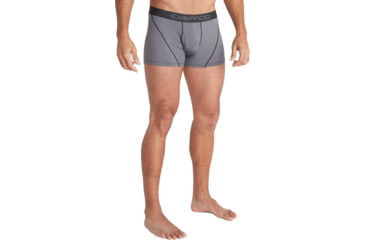 Image of ExOfficio Give-N-Go Sport 2.0 Boxer Brief - Mens, 3 in, Steel Onyx/Black, 2XL, 12416717-9182-2XL