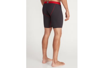 Image of ExOfficio Give-N-Go Sport 2.0 Boxer Brief - Mens, Black/Scarlet Sage, Medium, 9 in, 1241-3449-9116-M