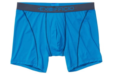 Image of ExOfficio Give-N-Go Sport 2.0 Boxer Brief - Mens, Clear Blue/Navy, Large, 6 in, 1241-3448-5419-L
