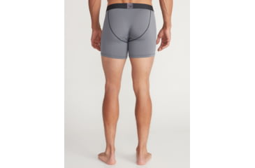 Image of ExOfficio Give-N-Go Sport 2.0 Boxer Brief - Mens, Steel Onyx/Black, Medium, 6 in, 1241-3448-9182-M