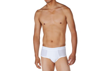 Image of Give-N-Go Sport Low Rise Flyless Brief - Mens-White-Large
