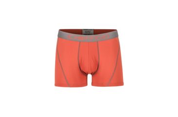 Image of ExOfficio Give-N-Go Sport Mesh 3 Inch Boxer Brief, Retro Red/Slate, S, 12412458-3176-S