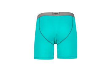 Image of ExOfficio Give-N-Go Sport Mesh 6 Inch Boxer Brief, Deep Jade/Slate, 2XL, 1241-2336-6010-2XL
