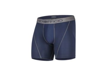Image of ExOfficio Give-N-Go Sport Mesh 6 Inch Boxer Brief Mens, Navy, M, 12412336-5600-M